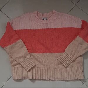 American Eagle Colorblock Knit Sweater